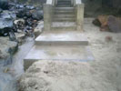 Trawl concrete steps